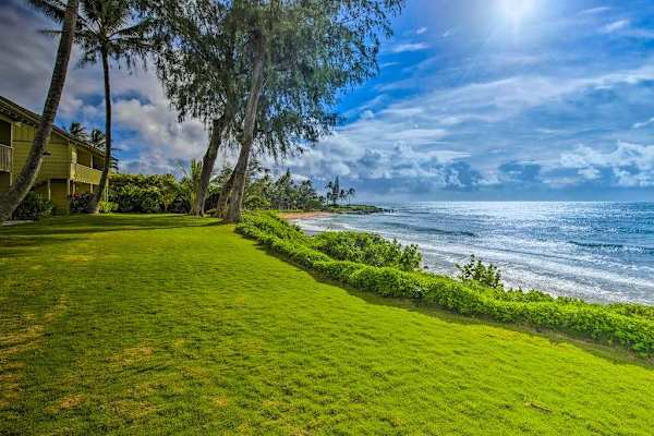Relax beneath the shade while admiring panoramic ocean vistas.