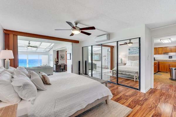 Primary bedroom to wake up with ocean views right from your bed