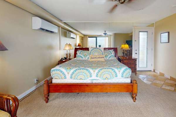 Rest peacefully in this comfortable bedroom designed for restful nights