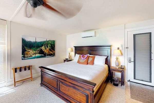 Rest comfortably in this welcoming bedroom designed for peaceful nights