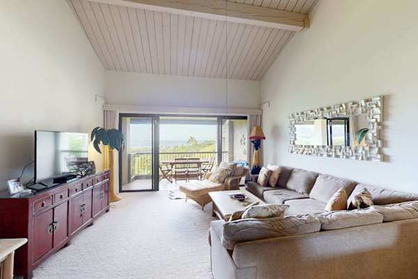 Bright living room creates a comfortable space for relaxing together