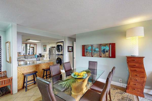 Gather around the dining table for relaxed meals and conversations