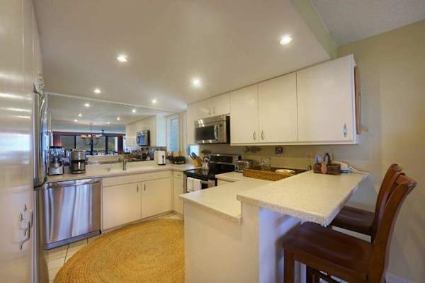Spacious kitchen makes preparing favorite vacation meals simple and enjoyable
