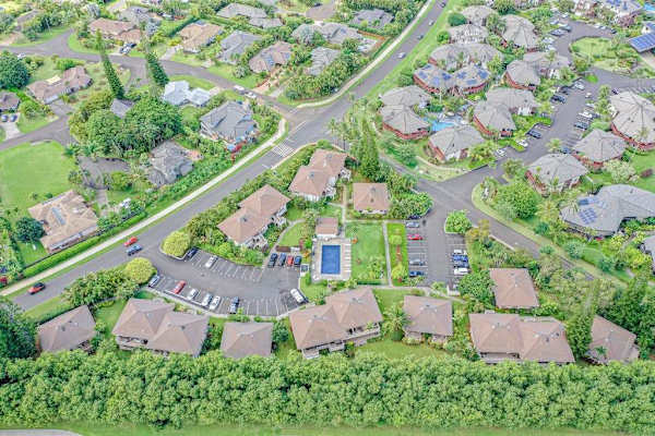 Aerial Views Of Peaceful Paniolo Living