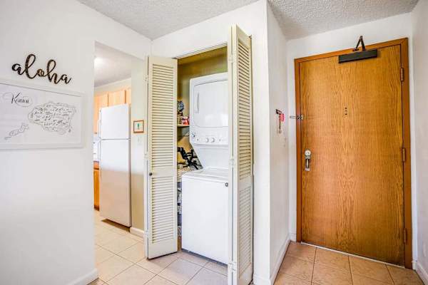 Convenient In-Unit Laundry Area