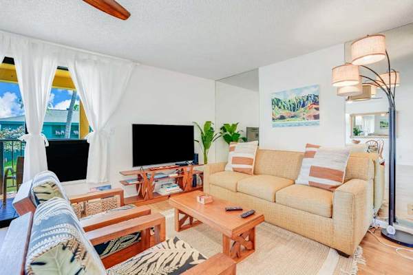 Cozy Living Room With Resort Views