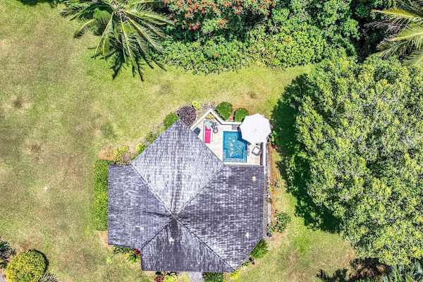 Aerial view of this oasis.