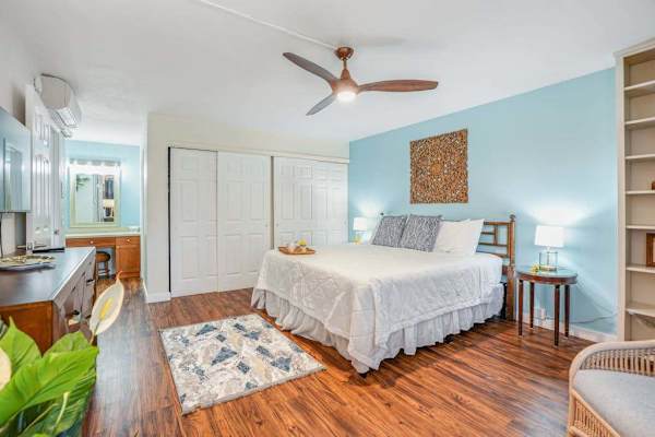 Bright Bedroom With Coastal Comfort