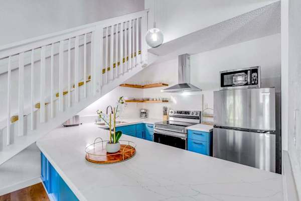 Stylish Kitchen With Breakfast Bar