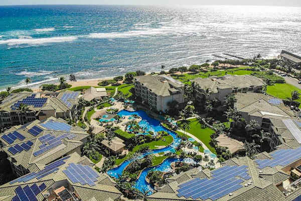 Aerial View Of A Lush Island Resort Escape
