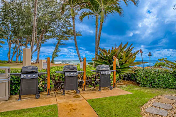 BBQ Area With Ocean Views
