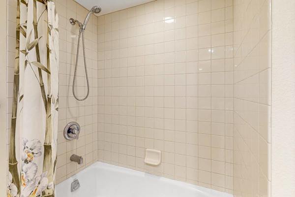 Full Bathroom With Tub And Shower

