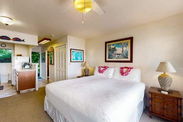 Comfortable bedroom designed for a peaceful and relaxing stay.