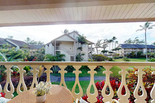 Peaceful Balcony With Resort Views
