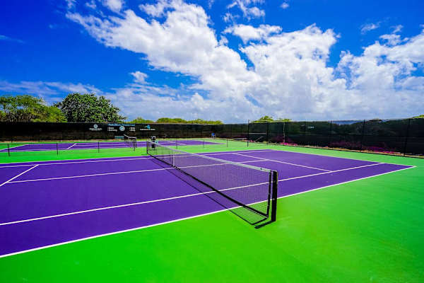 Tennis court for fun and recreation