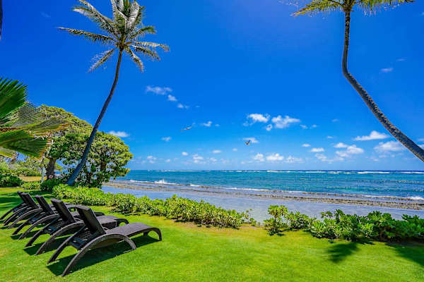 Ocean view overlooking the beautiful shoreline below