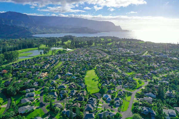 Nihilani Resort aerial view