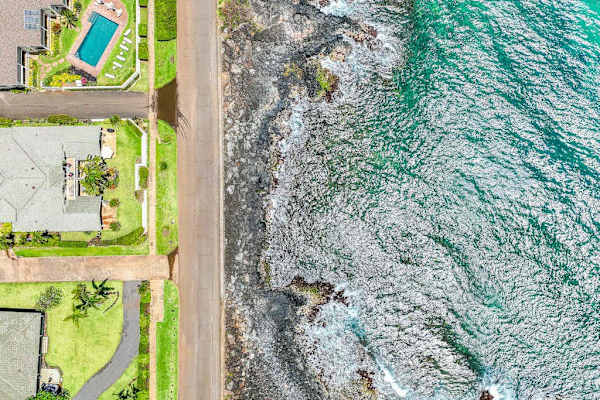 Discover paradise from an unforgettable aerial perspective above
