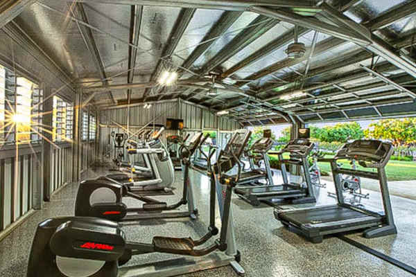 Workout facilities available throughout your entire stay