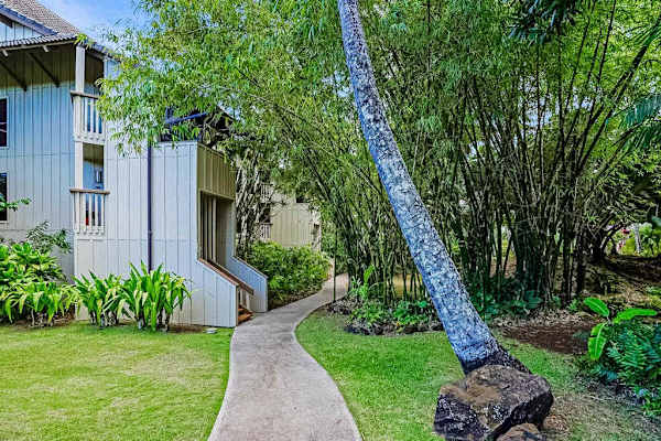 Welcoming Garden Path To Your Stay