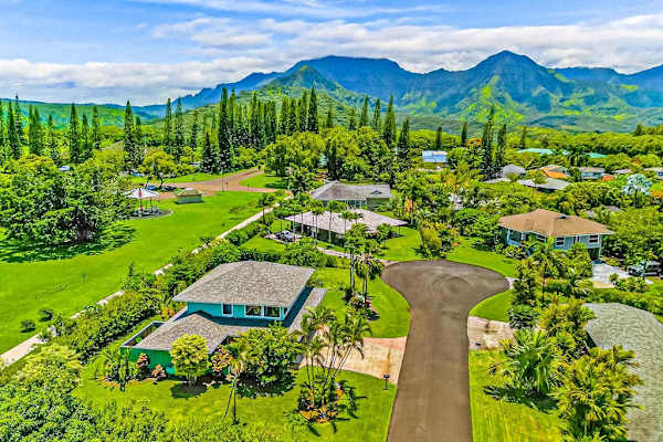 Breathtaking Mountain View Aerial
