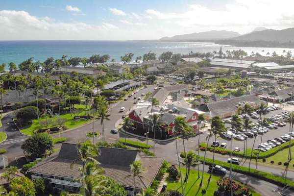 Aerial views of Plantation Hale Resort