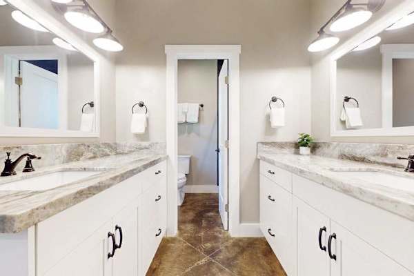 Double Vanity Bathroom With Spa-Like Comfort