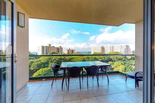 Private Balcony with Outdoor Seating & View