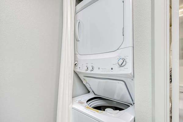 Convenient In Unit Laundry Closet