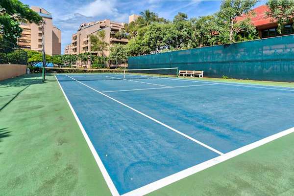 Championship Tennis Court Steps Away