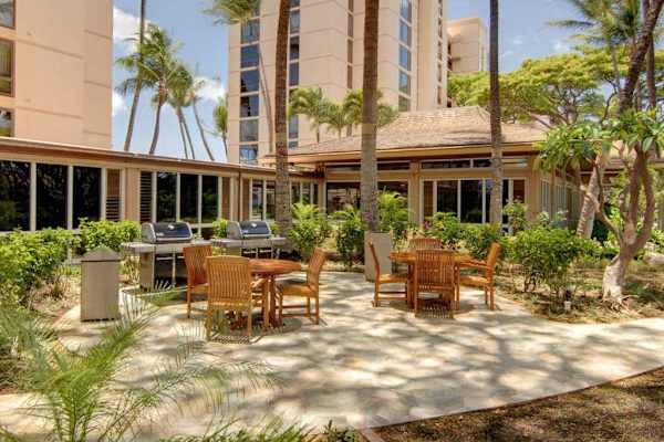 Shaded Outdoor Dining Paradise