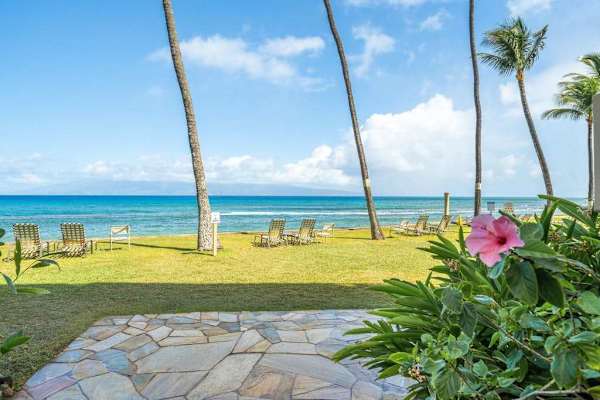 Oceanfront Lawn Perfect For Morning Coffee