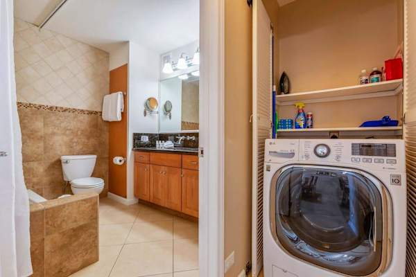 Convenient In Suite Laundry For Longer Stays