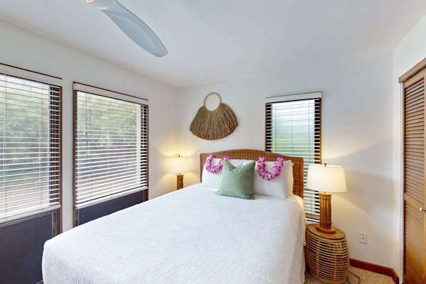 Peaceful Queen bedroom designed for restful nights