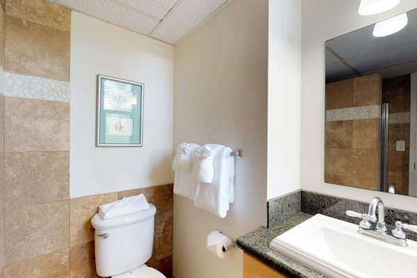 Bright Bathroom With Resort Style Comfort
