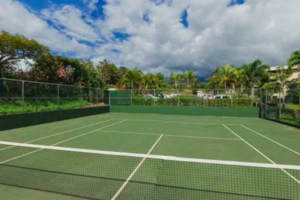 Enjoy a match on the inviting resort tennis court