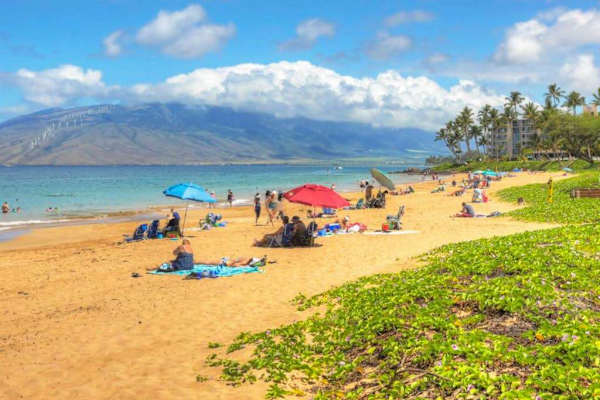 Spend the day relaxing along the beautiful sandy beach