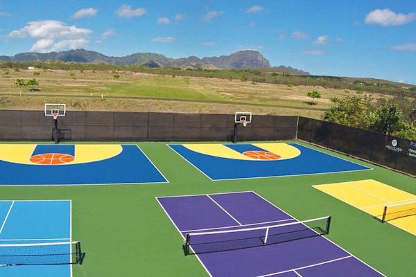 Pickleball And Tennis Courts