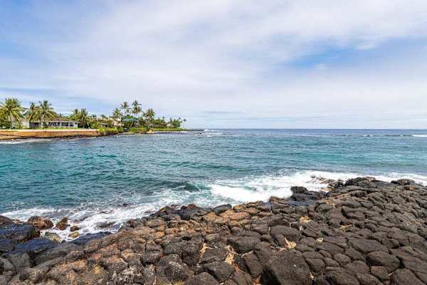 Volcanic Coast With Endless Blue Waters