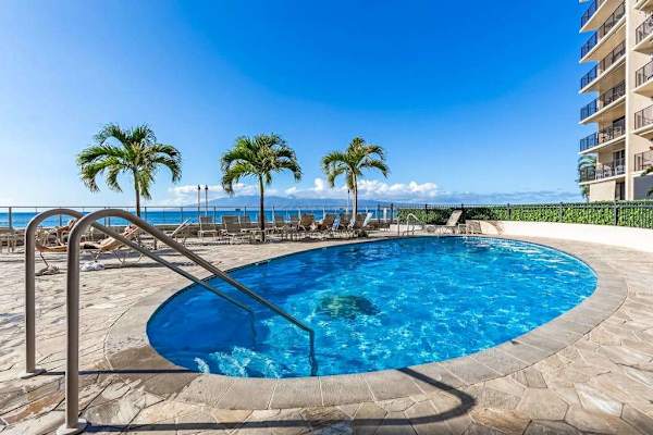 Sparkling Oceanfront Swimming Pool