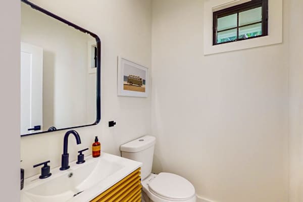 Convenient Main Floor Half Bathroom
