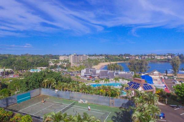 Sweeping Resort And Mountain Panorama