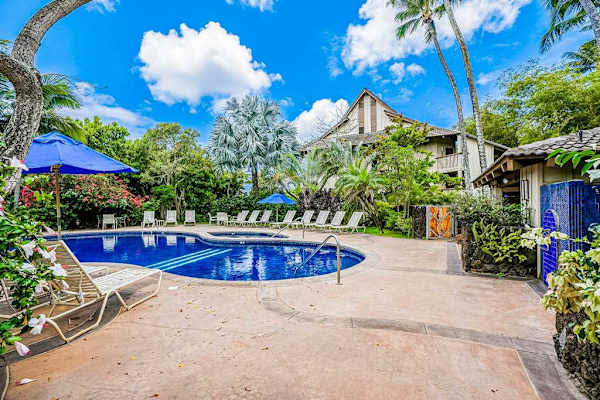 Sparkling Resort Pool Oasis