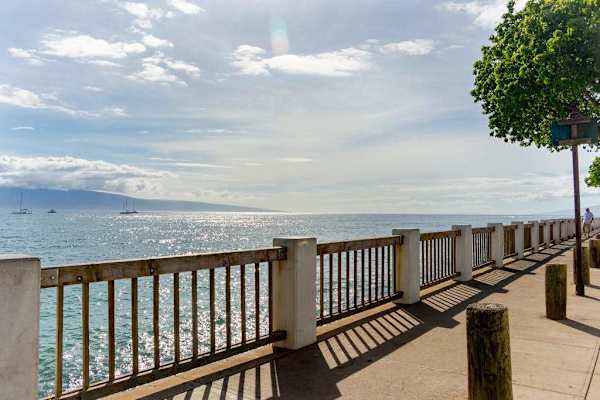 Oceanfront walkway with stunning views