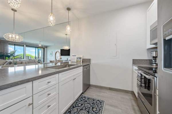 Spacious kitchen designed for easy cooking and entertaining