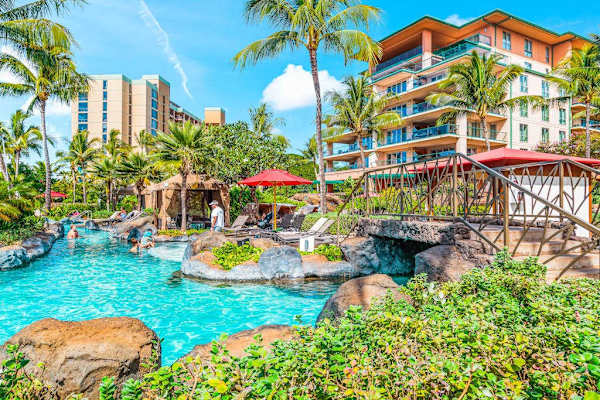 Resort Pool Surrounded By Lush Paradise