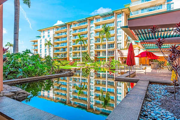 Luxury Resort Pool Surrounded By Tropical Beauty