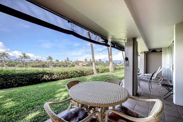 Private Lanai Overlooking Tropical Gardens