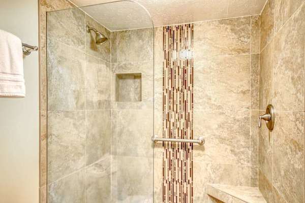 Spa Style Walk In Rain Shower