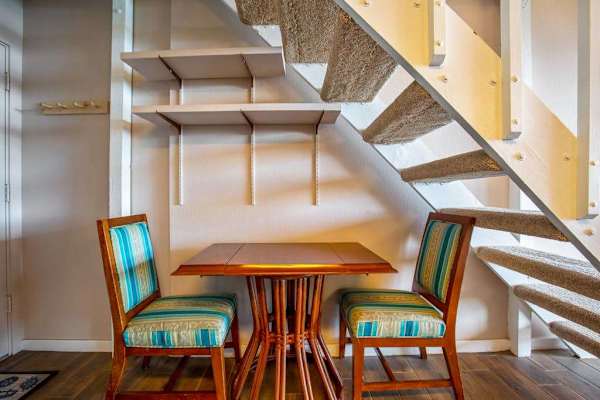 Cafe table for additional dining space